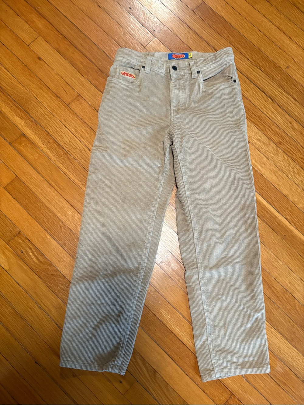 Empyre Beige Corduroy Kids Pants